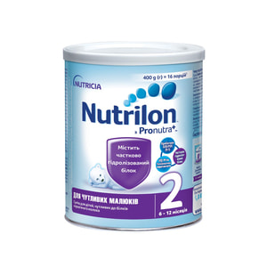 Смесь молочная детская Нутриция NUTRILON (Нутрилон) 2 Для чувствительных малышей с 6 до 12 месяцев 400 г
