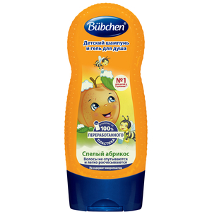 Шампунь для волосся та тіла дитячий BUBCHEN (Бюбхен) Спілий абрикос біорозкладний 230 мл