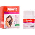 Дуовит для женщин витамины и минералы таблетки без сахара с витамином С, витамином Д и цинком флакон 30 шт