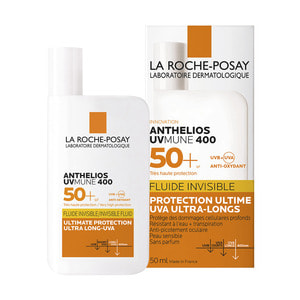 Флюид для чувствительной кожи лица La Roche-Posay (У Рош-Позе) Антелиос UVA 400 SPF50+ легкий солнцезащитный 50 мл