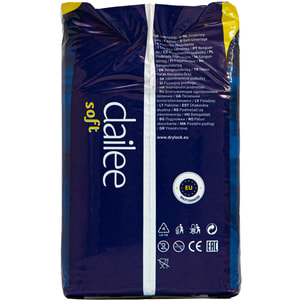 Пелюшки гігієнічні DAILEE Soft Extra Plus (Дейлі Софт Екстра Плюс) сечопоглинальні розмір 60 см x 60 см 20 шт