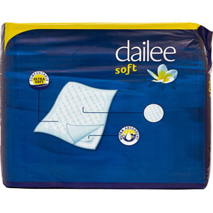 Пелюшки гігієнічні DAILEE Soft Extra Plus (Дейлі Софт Екстра Плюс) сечопоглинальні розмір 60 см x 60 см 20 шт