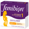 Фемибион I диетическая добавка для женщин планирующих беременность и беременных до конца 12 недели таблетки с витамином С упаковка 28 шт