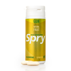 Жевательная резинка SPRY (Спрай) натуральная фруктова с ксилитом упаковка 27 шт