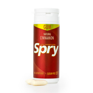 Жевательная резинка SPRY (Спрай) натуральная с корицей и ксилитом упаковка 27 шт