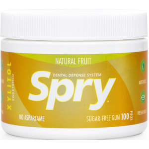 Жевательная резинка SPRY (Спрай) натуральная фруктова с ксилитом упаковка 100 шт