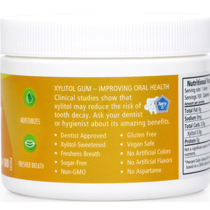 Жевательная резинка SPRY (Спрай) натуральная фруктова с ксилитом упаковка 100 шт