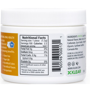 Жевательная резинка SPRY (Спрай) натуральная фруктова с ксилитом упаковка 100 шт