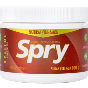 Жевательная резинка SPRY (Спрай) натуральная с корицей и ксилитом упаковка 100 шт