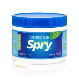 Драже SPRY (Спрай) натуральне з м'ятою перцевою та ксилітом упаковка 240 шт
