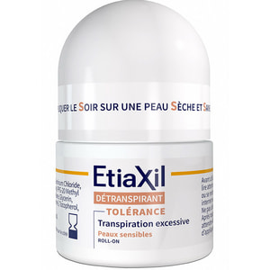 Дезодорант-антиперспирант шариковый ETIAXIL Confort+/Tolerance для чувствительной кожи 15 мл