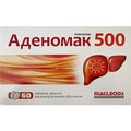Аденомак таблетки для улучшения работы печени по 500 мг упаковка 60 шт