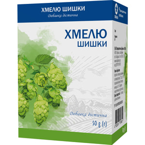Шишки хмелю дієтична добавка з заспокійливою дією 50 г