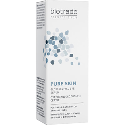 Крем для кожи вокруг глаз BIOTRADE Pure Skin (Биотрейд Пуэ Скин) против первых признаков старения и темных кругов 15 мл