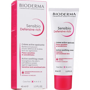Крем для обличчя BIODERMA (Біодерма) Сансибіо Defensive Rich насичений 40 мл
