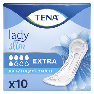Прокладки урологічні TENA (Тена) Lady Slim Extra (Леді Cлім Екстра) для жінок 10 шт