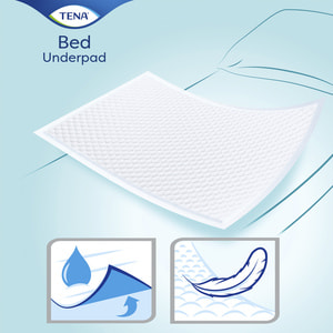 Пелюшки гігієнічні вбираючі TENA BED Plus (Тена Бід Плюс) розмір 40 см х 60 см 40 шт