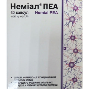 Немиал Пеа для нормализации функционирования нервных клеток упаковка 30 шт