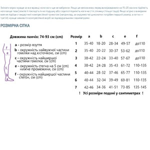 Чулки компрессионные антиварикозные Торговый Дом Алком модель 00212 закрытый мысок 23-32 мм рт. ст. ІІ класс размер 3 цвет черный