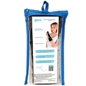 Бандаж ортез на пястно-фаланговые суставы кисти Торговый Дом Алком модель 3070 размер 1 цвет черный