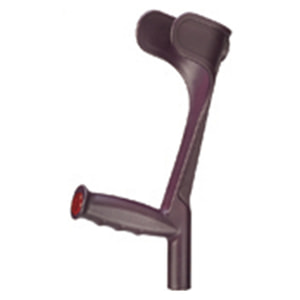 Костыль (милиця) подлокотный OSSENBERG (Оссенберг) с фиолетовой ручкой цвет серый модель Klassiker 220DKAU