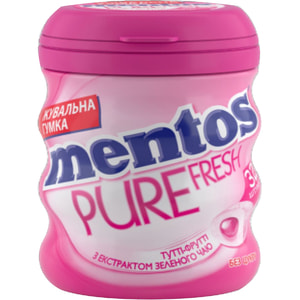 Гумка жувальна MENTOS (Ментос) Тутті-Фрутті 56 г