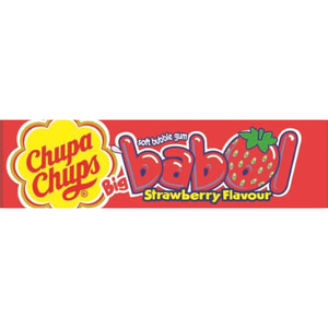 Резинка жевательная CHUPA CHUPS (Чупа Чупс) Клубника big babol 27,6 г