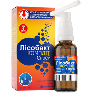 Лісобакт Компліт спрей оромукозн. фл. 30мл