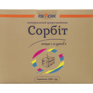 Сахарозаменитель Сорбит пищевой 500 г Исток-плюс