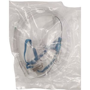 Маска кислородная для взрослых с трубкой 2 м Волес 1 шт