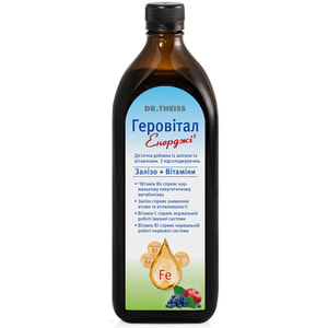 Геровитал Энерджи диетическая добавка с железом и витаминами флакон 500 мл