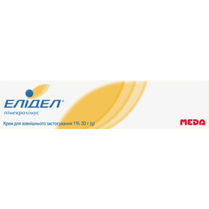 Елідел крем 1% туба 30г