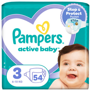 Підгузки для дітей PAMPERS Active Baby Midi (Памперс Актив Бебі Міді) 3 від 6 до 10 кг 54 шт