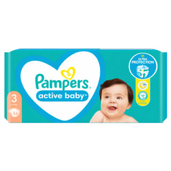 Подгузники для детей PAMPERS Active Baby Midi (Памперс Актив Бэби Миди) 3 от 6 до 10 кг 54 шт