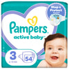 Підгузки для дітей PAMPERS Active Baby Midi (Памперс Актив Бебі Міді) 3 від 6 до 10 кг 54 шт