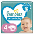 Подгузники для детей PAMPERS Active Baby (Памперс Актив Бэби) Maxi (Макси) 4 от 9 до 14 кг 46 шт