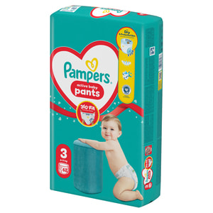 Подгузники-трусики для детей PAMPERS Pants (Памперс Пантс) Midi (Миди) 3 от 6 до 11 кг упаковка 62 шт