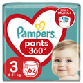 Подгузники-трусики для детей PAMPERS Pants (Памперс Пантс) Midi (Миди) 3 от 6 до 11 кг упаковка 62 шт