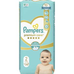 Підгузки для дітей PAMPERS Premium Care (Памперс Преміум) Mini (міні) 2 від 4 до 8 кг 46 шт