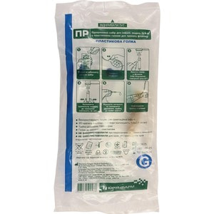 Система для вливания кровозаменителей и инфузионных растворов ПР с пластиковой иглой 1 шт