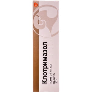 Клотримазол крем 1% туба 20г