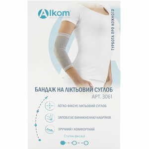 Бандаж на локтевой сустав Торговый Дом Алком модель 3061 размер 1