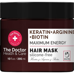 Маска для волос THE DOCTOR (Зе доктор) Health & Care Максимальная сила кератин + аргинин + биотин 295 мл
