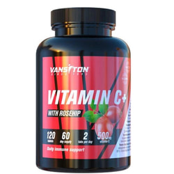 Витамин С для спортсменов VANSITON (Ванситон) таблетки с шиповником 120 шт