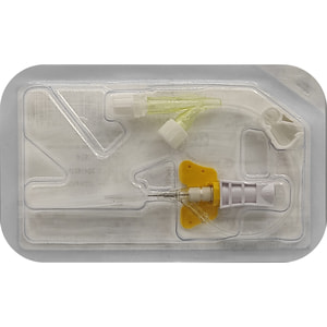 Канюля венозная периферическая с системой безопасности, 2 конектора Ю-Флекс плюс размер 24G 0,7 x 19 мм Luer lock Юрия-Фарм 1 шт