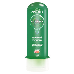 Лубрикант (гель-смазка) для масажу DOLPHI (Долфі) Aloe Vera (Алое Вера) 200 мл