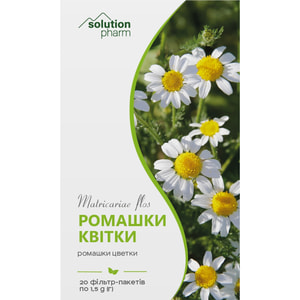 Ромашки цветки фильтр-пакет по 1,5г №20 Solution Pharm