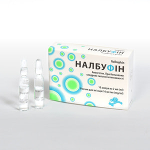 Налбуфин р-р д/ин. 10мг/мл амп. 2мл №10