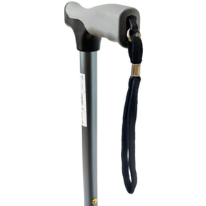 Трость алюминиевая с эргономической ручкой Doctor Life (Доктор Лайф) модель 11874/SZ-G цвет серая телескопическая регулируемая по висоте 1 шт НДС