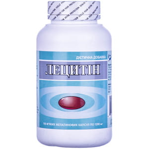 Капсулы для улучшения работы головного мозга Лецитин Фармасайнс 1200 мг флакон 100 шт